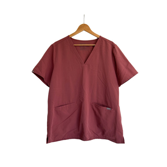 FIGS Casma Three-Pocket Mauve Women's Scrubs Tops XXL - Picture 1 of 5
